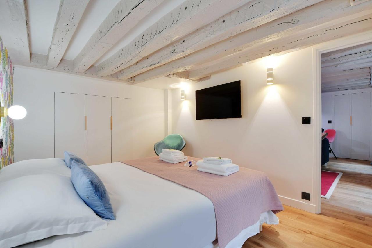 Joyful Apartment - 2Br-6P - Louvre-Rivoli Paris Eksteriør bilde