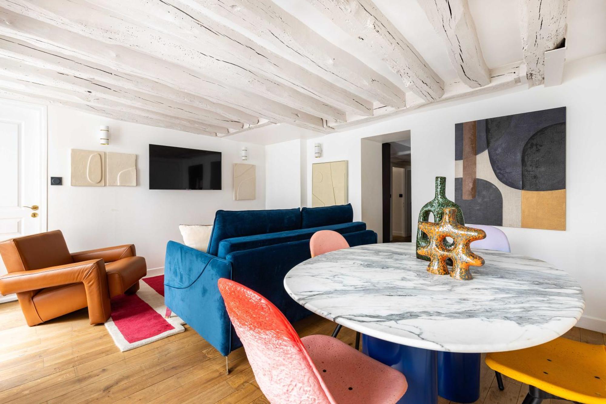 Joyful Apartment - 2Br-6P - Louvre-Rivoli Paris Eksteriør bilde
